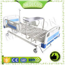 ABS 3 funciones manual de cama de hospital, con mesa de comedor